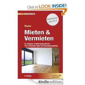 Mieten & Vermieten (German Edition) Herbert Rainer  