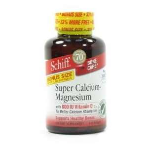  Schiff Super Calcium Magnesium Plus Vitamin D Softgels 90 