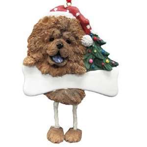  Red Chow Wobbly Legs Ornament