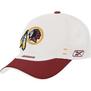 Reebok Washington Redskins White Draft Day Alternate Flex Fit Hat 