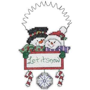  Holiday Wizzers Mr. & Mrs. Flake Counted Cross Stitch Kit 