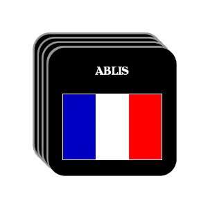  France   ABLIS Set of 4 Mini Mousepad Coasters 