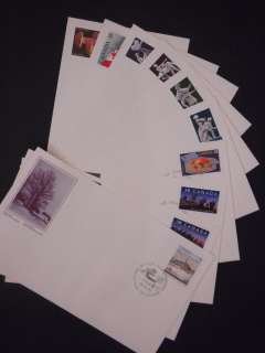 CANADA  Beautiful cacheted, unaddressed FDCs all diff.  
