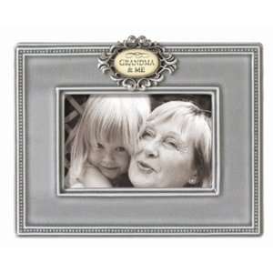 Everythings Relative Grandma & Me Frame Grey Ceramic, 9 1/4 Inches by 