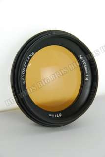 Canon 5D II 24 105mm Zoom Lens Mug Cup+Brown Filter Lib  
