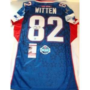 Signed Jason Witten Jersey   2008 Pro Bowl JSA   Autographed NFL 