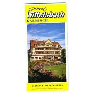  Hotel Wittelsbach Brochure Garmisch Partenkirchen MAPS 