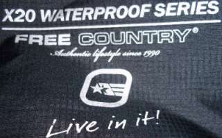 Free Country Womens X20 Waterproof Series Black Jacket Size Small 