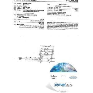   Patent CD for DISCRETE COMPANDOR UTILIZING HYSTERESIS 