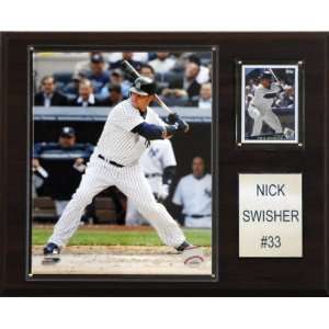  MLB Nick Swisher New York Yankees Player Plaque Sports 