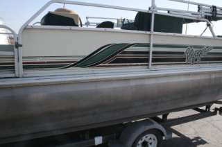1998 Voyager 20 Pontoon w/ 50hp Mercury Outboard and Trailer Project 