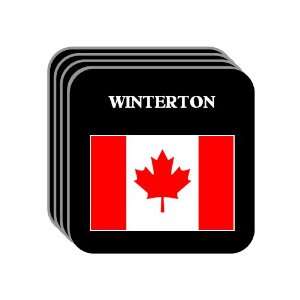  Canada   WINTERTON Set of 4 Mini Mousepad Coasters 