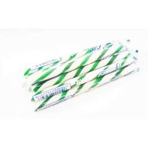 Wintergreen White & Green Old Fashioned Hard Candy Sticks 10 Count 