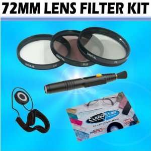  72MM Lens Filter Outfit for Canon Digital SLR Cameras 
