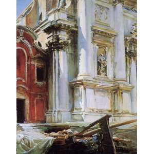 Oil Painting Church of St. Stae, Venice John Singer Sargent Hand Pai