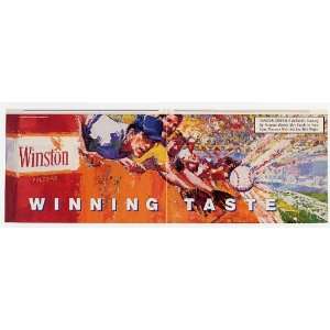  1989 Winston Cigarette Winning Taste Baseball art Double 