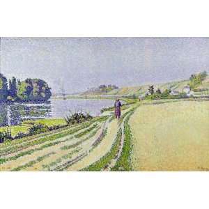     Paul Signac   24 x 16 inches   Herblay, La River