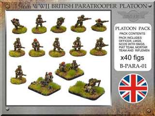 Forged in Battle 15mm WWII British Paratrooper Platoon  