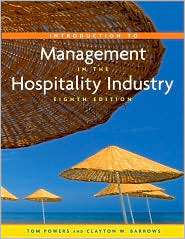 Introduction to Management in the Hospitality Industry, (0471274577 