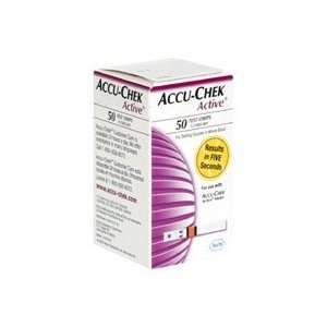  Accu chek Active Blood Glucose Test Strips box of 50 