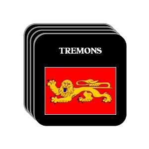  Aquitaine   TREMONS Set of 4 Mini Mousepad Coasters 