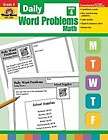 Daily Word Problems, Grade 4 Math NEW by Sharman Wurst
