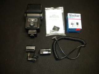 Vivitar 283 Auto Thyristor Flash As Is + Extras 019643339521  