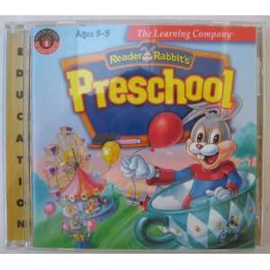  Reader Rabbits Preschool Ages 3 5 Educational CD ROM Disk 