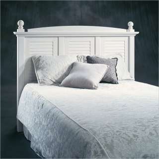 Harbor View Full / Queen Headboard with Antiqued White Finish [2967]