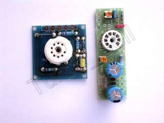 Magic Eye 6E2 EM87 Audio Indicator   (PCB & Socket) x2  