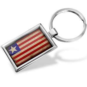  Keychain Liberia Flag   Hand Made, Key chain ring 