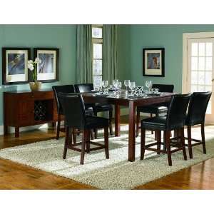 HOME ELEGANCE 721 36 ACHILLEA COLLECTION COUNTER HEIGHT TABLE CHAIRS 