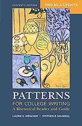 Patterns for College Writing A Rhetorical Reader and Guide 2009 MLA 