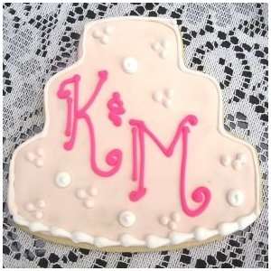  Personalized Wedding Cake Cookie Favors