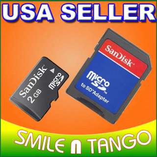 SANDISK 2GB MICROSD MICRO SD TF MEMORY CARD 2 GB NEW  