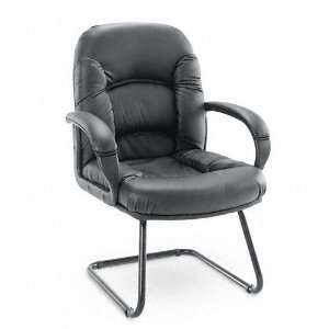  Alera® Nico Guest Chair, Black Leather Electronics