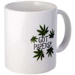  GOT PAPERS 420 Marijuana Pot Leaf Joint 11oz Ceramic 