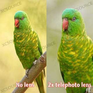 2x Telephoto Lens Detachable for iPhone 4 ipad Mobile Phone Digital 