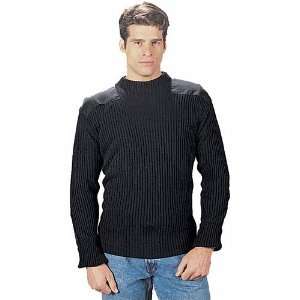   6347 G.I. Acrylic Commando Sweaters,Black (Medium)