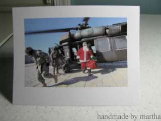 10 new Personalized Christmas cards army troops USA  