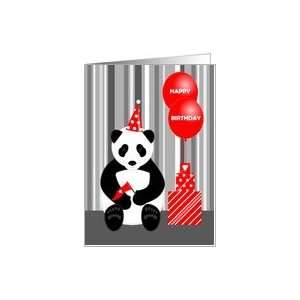 Party Panda   Happy Birthday Card
