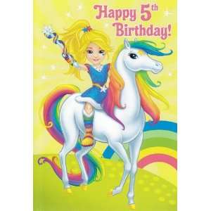  Greeting Cards   Birthday Rainbow Brite Happy 5th 