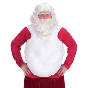  White Santa Suit Belly Stuffer