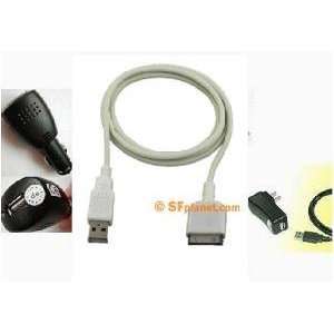  3 pcs USB ActiveSync Charge Kit fits Creative Zen Vision M 