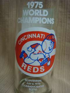 1975 World Champion Cincinnati Reds PEPSI BOTTLE  