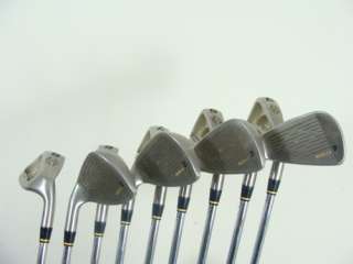 Top Flite Golf Tour Ti Iron Set 3 PW,SW Stiff Flex Steel Shafts  