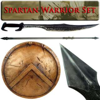 300 Spartan Warrior 3 pc Super Set   Sword Spear Sheild  