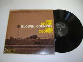 Jazz Original LP BUD SHANK BOB COOPER Blowin Country on World Pacific 