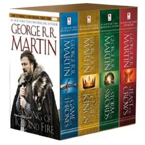 Song of Ice and Fire Books 1 4 Game of Thrones Feast for Crows Storm 