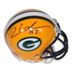  Ryan Grant Green Bay Packers Autographed Mini Helmet 